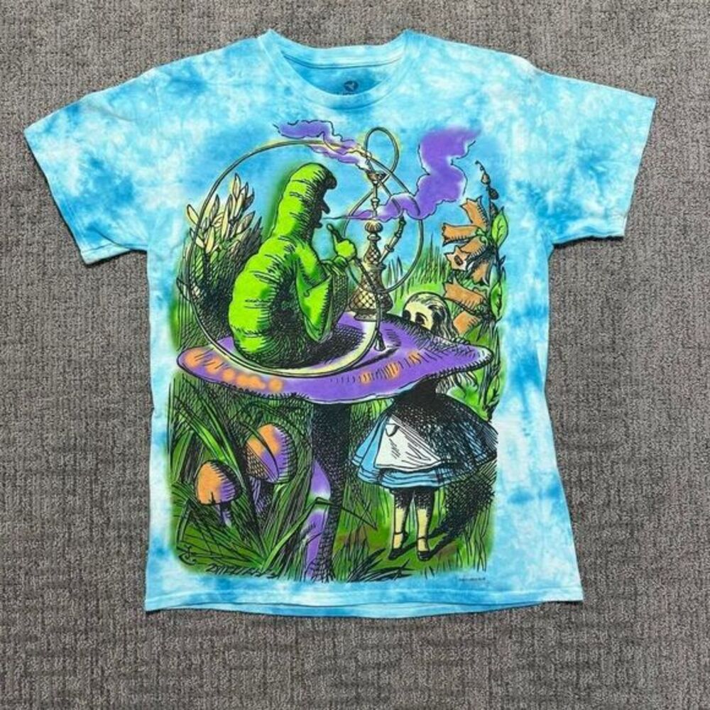 Liquid Blue fairy tale alice in wonderland shirt‎